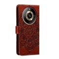 For Realme 11 Pro Sun Mandala Embossing Pattern Phone Leather Case(Brown)