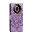 For Realme 11 Pro Sun Mandala Embossing Pattern Phone Leather Case(Purple)