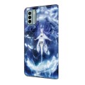 For Nokia G22 Crystal Painted Leather Phone case(Magic Fairy)