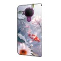 For Nokia 3.4/5.4 Crystal Painted Leather Phone case(Koi)
