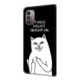 For Nokia G21/G11 Crystal Painted Leather Phone case(Dont Touch My Phone)