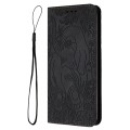 For Google Pixel 8 Pro Retro Elephant Embossed Leather Phone Case(Black)