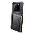 For Xiaomi Redmi K60 Ultra/13T/13T Pro Crocodile Texture Card Bag Design Full Coverage Phone Case(Bl
