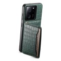 For Xiaomi Redmi K60 Ultra/13T/13T Pro Crocodile Texture Card Bag Design Full Coverage Phone Case(Gr
