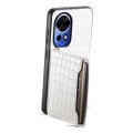 For Huawei nova 12 Crocodile Texture Card Bag Design Full Coverage Phone Case(White)