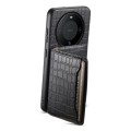 For Huawei Mate 60 Crocodile Texture Card Bag Design Full Coverage Phone Case(Black)