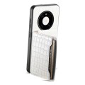 For Huawei Mate 40 Pro Crocodile Texture Card Bag Design Full Coverage Phone Case(White)