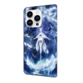 For iPhone 14 Pro Crystal Painted Leather Phone case(Magic Fairy)