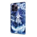 For iPhone 12 Pro Max/13 Pro Max Crystal Painted Leather Phone case(Magic Fairy)
