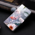 For iPhone 11 Pro Max Crystal Painted Leather Phone case(Koi)