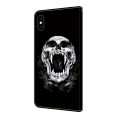 For iPhone XR Crystal Painted Leather Phone case(Skull)