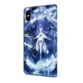 For iPhone X / XS Crystal Painted Leather Phone case(Magic Fairy)