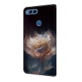 For Honor 9 Lite Crystal Painted Leather Phone case(Peony)