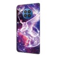 For Honor 50 Lite Crystal Painted Leather Phone case(Unicorn)