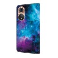 For Honor 50 Crystal Painted Leather Phone case(Starry Sky)
