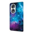 For Honor 90 Crystal Painted Leather Phone case(Starry Sky)