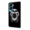 For Honor 90 Lite Crystal Painted Leather Phone case(Skull)