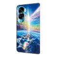 For Honor 90 Lite Crystal Painted Leather Phone case(Colorful Sky)