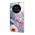 For Honor X9 4G/5G/X30/Magic4 Lite Crystal Painted Leather Phone case(Koi)