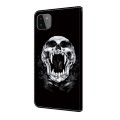 For Samsung Galaxy A22 5G Crystal Painted Leather Phone case(Skull)