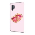 For Samsung Galaxy A32 4G Crystal Painted Leather Phone case(Love Peach)
