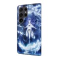 For Samsung Galaxy S22 Ultra 5G Crystal Painted Leather Phone case(Magic Fairy)