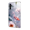 For Samsung Galaxy S24 5G Crystal Painted Leather Phone case(Koi)