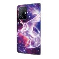 For Xiaomi 11T Pro Crystal Painted Leather Phone case(Unicorn)
