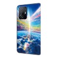 For Xiaomi 11T Pro Crystal Painted Leather Phone case(Colorful Sky)