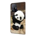 For Xiaomi 11T Pro Crystal Painted Leather Phone case(Panda)