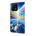 For Xiaomi 13 Crystal Painted Leather Phone case(Colorful Sky)