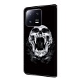 For Xiaomi 13 Pro Crystal Painted Leather Phone case(Skull)