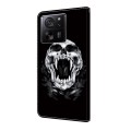 For Xiaomi 13T Pro Crystal Painted Leather Phone case(Skull)