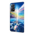 For Xiaomi Redmi Note 11 Pro 4G Global Crystal Painted Leather Phone case(Colorful Sky)