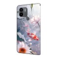 For Xiaomi Redmi A1/A1+ Crystal Painted Leather Phone case(Koi)