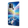 For Xiaomi Redmi A1/A1+ Crystal Painted Leather Phone case(Colorful Sky)