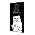 For Xiaomi Redmi Note 9/10X 4G Crystal Painted Leather Phone case(Dont Touch My Phone)