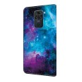 For Xiaomi Redmi Note 9/10X 4G Crystal Painted Leather Phone case(Starry Sky)