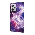 For Xiaomi Redmi Note 12 Pro+ 5G Global Crystal Painted Leather Phone case(Unicorn)