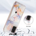 For Samsung Galaxy A02s US Version Marble Pattern IMD Card Slot Phone Case(Galaxy Marble White)