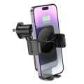 hoco HW13 Speed Wireless Fast Charging Car Air Outlet Holder(Metal Black)