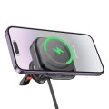 hoco HW23 Might Retractable Magnetic Wireless Fast Charging Car Air Outlet Holder(Black)