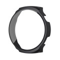 For Aigo Smart Watch V8 PC + Tempered Film Integrated Watch Protective Case(Black)