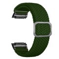 For Huawei Watch D Adjustable Woven Nylon Watch Band(Army Green)