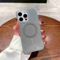 For iPhone 11 Pro Glitter MagSafe Magnetic TPU Phone Case(Silver)