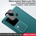 For vivo S18 5G / S18 Pro 5G IMAK Rear Camera Lens Glass Film Black Version