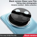 For vivo X100 Pro 5G IMAK Rear Camera Lens Glass Film Black Version