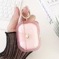 For AirPods Pro 1 Magnetic Clear Armor TPU TWS Earphone Case(Pink)