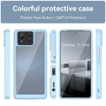 For Asus Zenfone 11 Ultra Colorful Series Acrylic Hybrid TPU Phone Case(Blue)