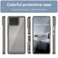 For Asus Zenfone 11 Ultra Colorful Series Acrylic Hybrid TPU Phone Case(Transparent Grey)